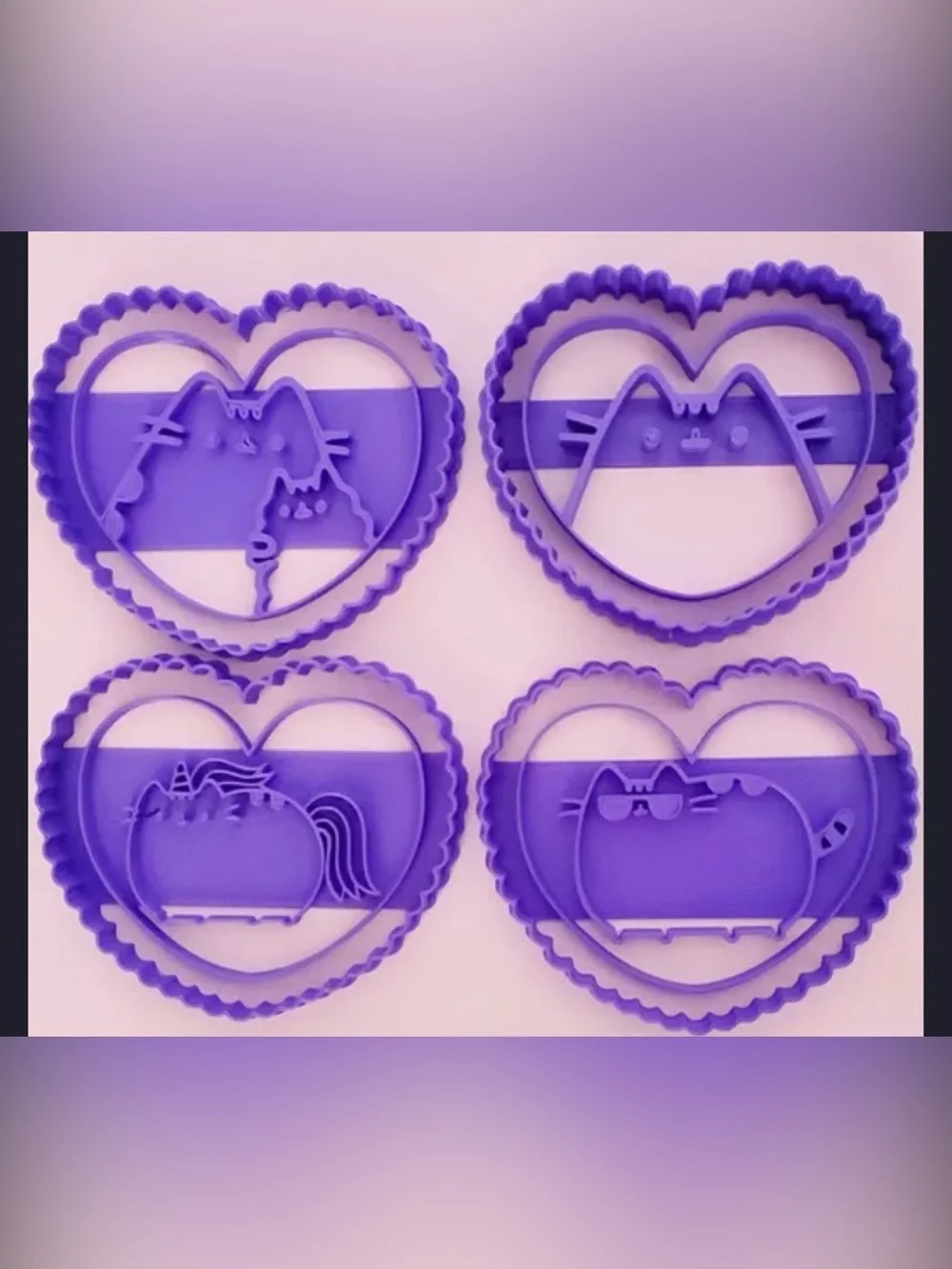 Pusheen cookie cutter set